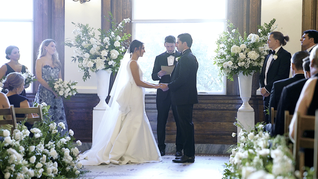 Ceremony in the rotunda at the Gibbes Museum of Art